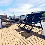 Hotel na wodzie Marina Vigo Casa Flotante - Terraza Privada Sobre El Mar